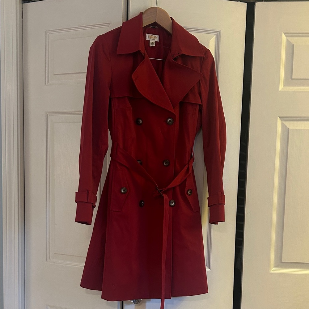 Talbots Vibrant Red Outerwear